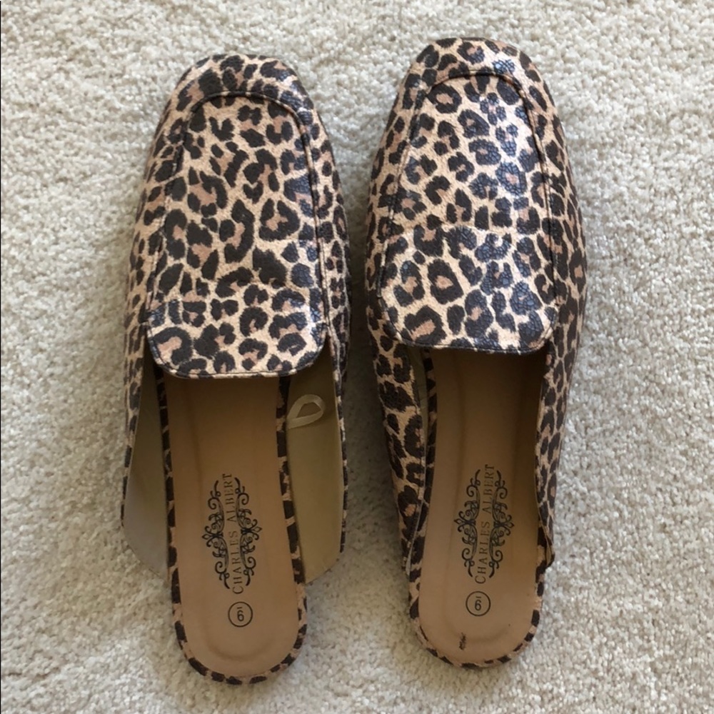 Leopard Loafer Flats